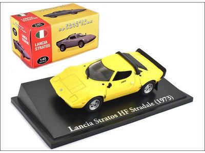 Atlas (Editions Atlas)  Lancia Stratos HF Stradale 1973 yellow - Model car 1:43