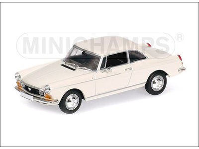 Minichamps  Peugeot 404 Coupe 1962  creme - Modellauto 1:43