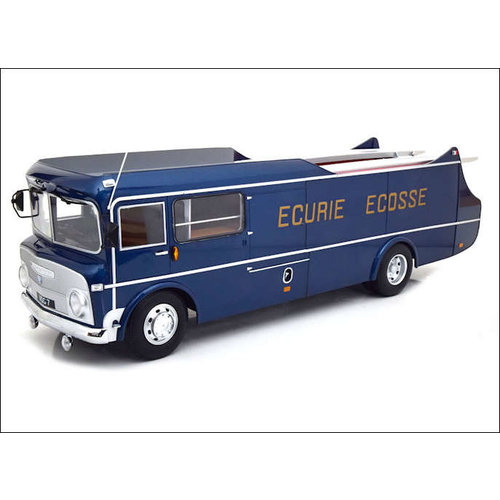 CMR  Commer TS3 Race transporter Ecurie Ecosse 1959 blauw - Modelauto 1:18