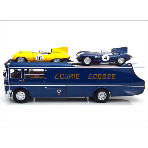 CMR  Modellauto Commer TS3  Renntransporter 1:18 Ecurie Ecosse blau 1959 | CMR