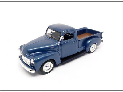 Lucky Diecast  GMC Pick up 1950 blauw metallic - Modelauto 1:43