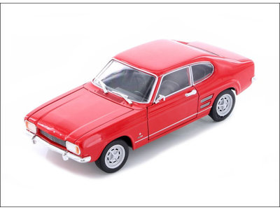 Welly  Ford Capri RS 1969 red - Model car 1:24