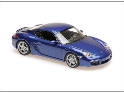 Maxichamps  Porsche Cayman S 2005 blue metallic - Model car 1:43