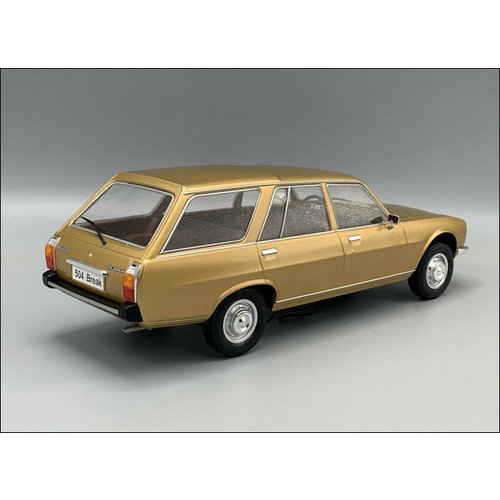 Modelcar Group (MCG)  Modellauto Peugeot 504 Break 1:18 gold metallic 1976 | Modelcar Group