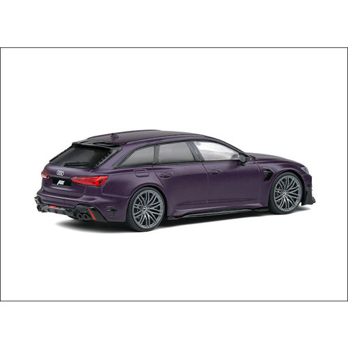 Solido  Modelauto Audi RS6-R (C8) ABT 1:43 satijn paars 2020 | Solido