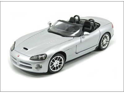 Maisto  Dodge Viper SRT-10 2003 zilver - Modelauto 1:24