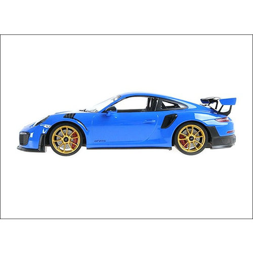 Minichamps  Model car Porsche 911 GT2 RS (991 II) 1:18 Weissach Package blue 2018 | Minichamps