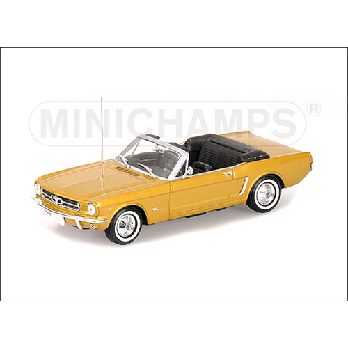 Minichamps  Ford Mustang Convertible 1964 gold - Model car 1:43