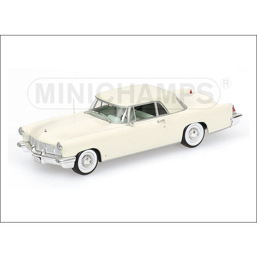 Minichamps Lincoln Continental Mk II 1956 white - Model car 1:43 Minichamps Lincoln Continental Mk II 1956 white - Model car 1:43