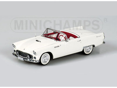 Minichamps  Ford Thunderbird 1955 white - Model car 1:43