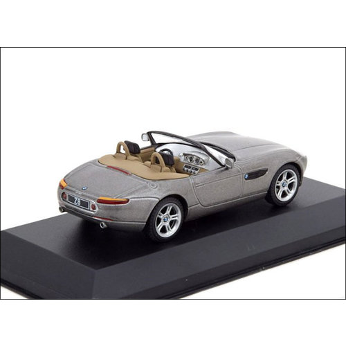 Atlas (Editions Atlas)  Modelauto BMW Z8 1:43 grijs metallic 2000 | Atlas (Editions Atlas)