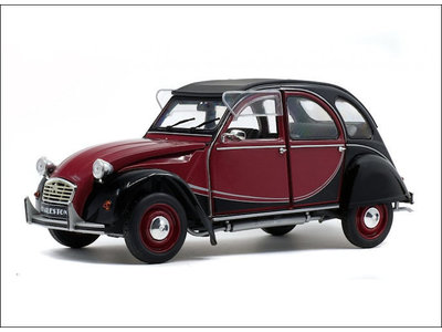 Solido  Citroen 2CV Charleston 1982 red/black - Model car 1:18