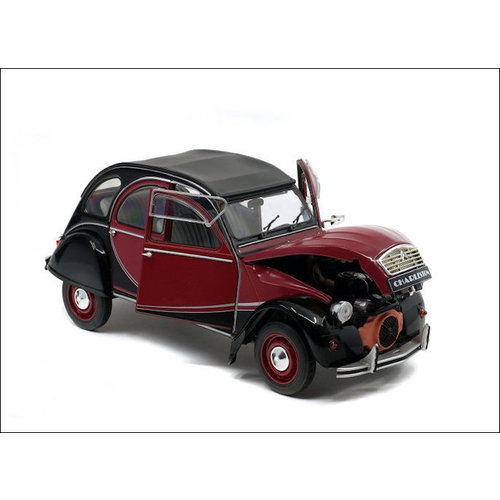 Solido  Modelauto Citroen 2CV Charleston 1:18 rood/zwart 1982 | Solido