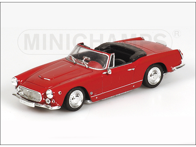 Minichamps  Maserati 3500GT Vignale Spider 1961 rood - Modelauto 1:43