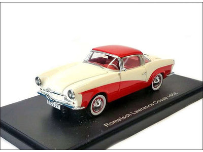 BoS Models (Best of Show)  Rometsch Lawrence Coupe 1959 creme/rot - Modellauto 1:43