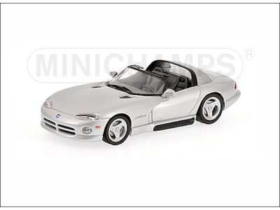 Minichamps  Dodge Viper Cabriolet 1993 zilver - Modelauto 1:43