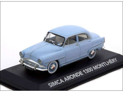 Atlas (Editions Atlas)  Simca Aronde 1300 Montlhéry lichtblauw - Modelauto 1:43