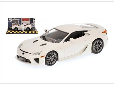 Minichamps  Lexus LFA 2010 wit (Top Gear) - Modelauto 1:43