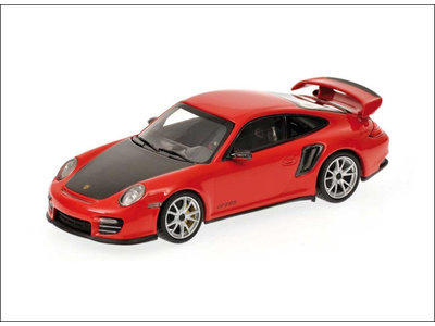 Minichamps  Porsche 911 GT2 RS (991 II) 2010 rood - Modelauto 1:43