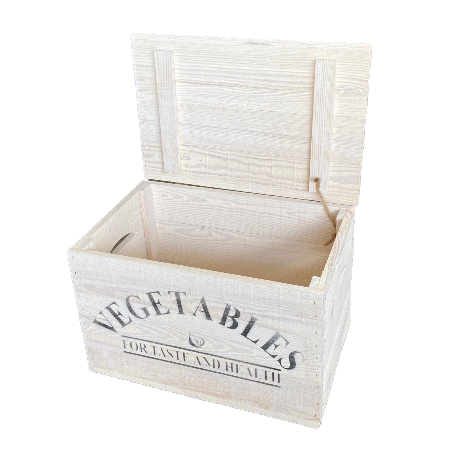 Houten Kist Wereldkaart 49x28x25 Cm - XL Schatkist Met Kunstleer