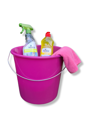 Mullrose Rosa Haushaltseimer 10 L - Stilvoll und Funktional