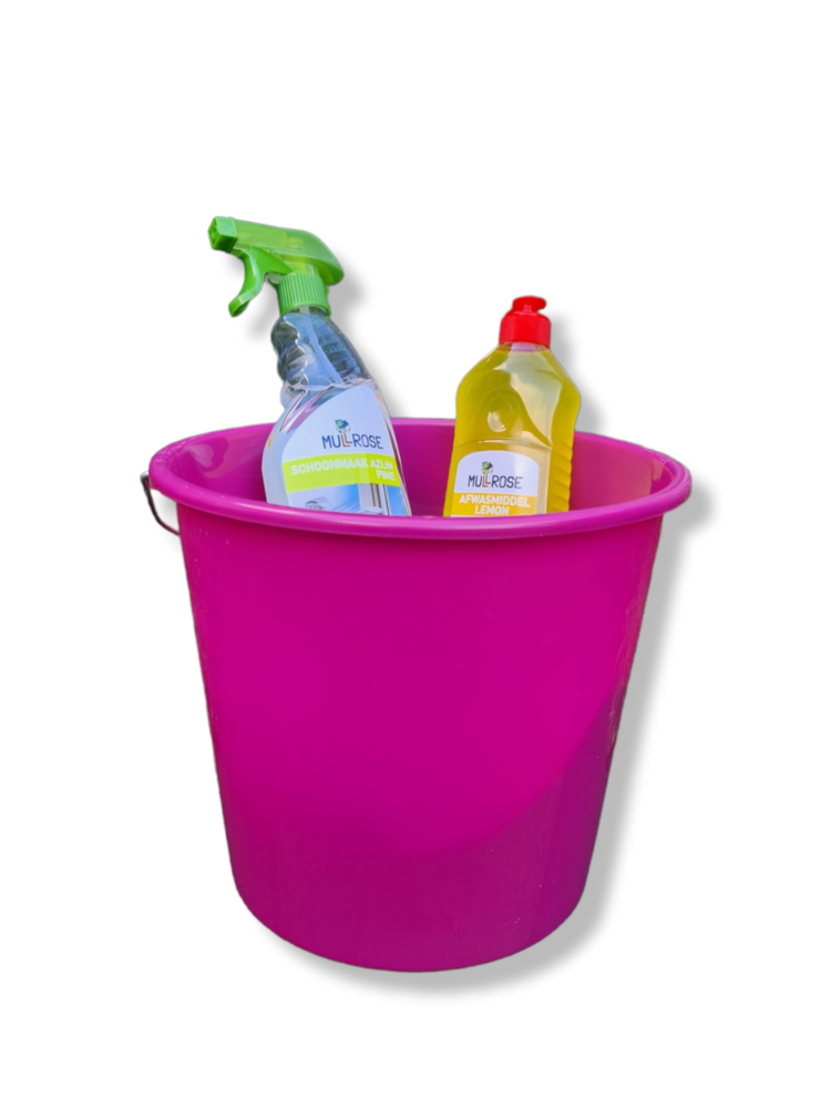 Mullrose Pink Household Bucket 10 L - Stylish and Functional Mullrose Pink Household Bucket 10 L - Stylish and Functional