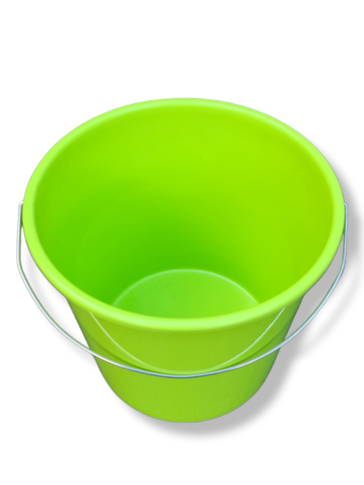 Mullrose Plastic household bucket - 10 liter - green Mullrose Plastic household bucket - 10 liter - green