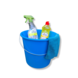 Mullrose Haushaltseimer | 10 Liter | Blau Mullrose Haushaltseimer | 10 Liter | Blau