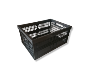 Mullrose Folding crate - 32 liter - anthracite/black Mullrose Folding crate - 32 liter - anthracite/black