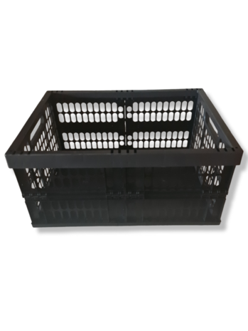 Mullrose Folding crate - 32 liter - anthracite/black Mullrose Folding crate - 32 liter - anthracite/black