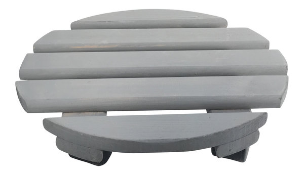 Mullrose Plantentrolley Grey Wash  dia. 30cm Mullrose Plantentrolley Grey Wash  dia. 30cm