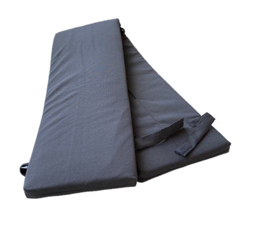 Mullrose 1 Picknicktisch Kissen grau 150 cm