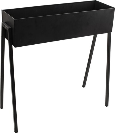 Gusta Gusta - planter box - black - 58x18x63cm Gusta Gusta - planter box - black - 58x18x63cm