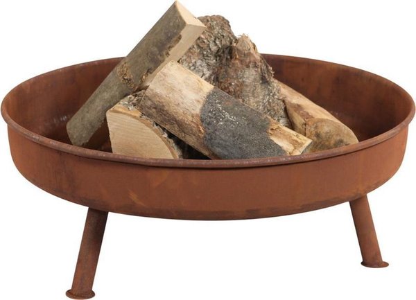 Mullrose Fire bowl on stand - dia. 58cm x H21cm Mullrose Fire bowl on stand - dia. 58cm x H21cm
