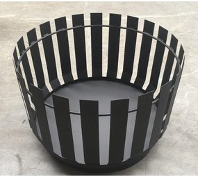 Mullrose Fire basket Style - 56x33cm - black Mullrose Fire basket Style - 56x33cm - black
