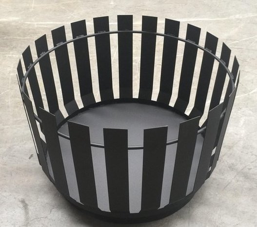 Mullrose Fire basket Style - 56x33cm - black Mullrose Fire basket Style - 56x33cm - black