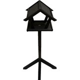 Mullrose Stijlvol Vogelhuis Voedertafel op Staander Zwart | Trek Vogels naar je Tuin! Mullrose Stijlvol Vogelhuis Voedertafel op Staander Zwart | Trek Vogels naar je Tuin!