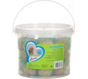 Mullrose Bird fat balls in a bucket - 2,7kg Mullrose Bird fat balls in a bucket - 2,7kg