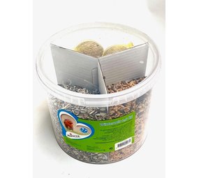 Mullrose Wintermischung für Vögel in einem Eimer von 2,5 Kilo Mullrose Wintermischung für Vögel in einem Eimer von 2,5 Kilo