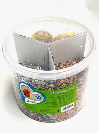 Mullrose Wintermix voor vogels in emmer 2,5 kilo