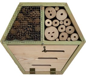 Mullrose Insektenhaus - Insektenhotel - Schmetterlingskasten - grün Mullrose Insektenhaus - Insektenhotel - Schmetterlingskasten - grün