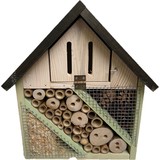 Mullrose Insektenhotel - Insektenhaus - Haus Grün/Grau