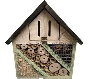 Mullrose Insectenhotel - Insectenhuis - Huisje Groen/Grijs Mullrose Insectenhotel - Insectenhuis - Huisje Groen/Grijs