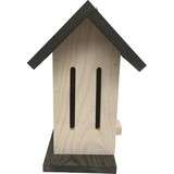 Mullrose Vlinderhuis - Insectenhotel van hout in wit / zwart Mullrose Vlinderhuis - Insectenhotel van hout in wit / zwart