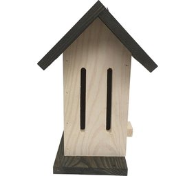 Mullrose Wooden butterfly house - insect hotel - white/black Mullrose Wooden butterfly house - insect hotel - white/black