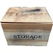 Mullrose Houten Kist Met Opdruk ''STORAGE'' Mullrose Houten Kist Met Opdruk ''STORAGE''