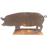 Mullrose Decorative metallic pig for house of garden Mullrose Decorative metallic pig for house of garden