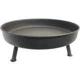 Mullrose Schwarze Feuerschale auf 3 Beinen dia. 58 cm x H 21 cm Mullrose Schwarze Feuerschale auf 3 Beinen dia. 58 cm x H 21 cm