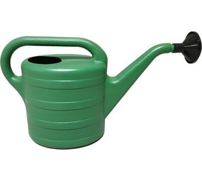 Mullrose Plastic watering can with spray nozzle - 10 liter - green
