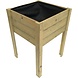 Mullrose Vegetable garden planter box on stand - square - 50x50x75cm Mullrose Vegetable garden planter box on stand - square - 50x50x75cm
